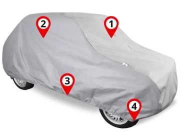 Автомобильный чехол Fiat 126p auto tarpaulin maluch practic 3 слоя PAS