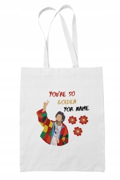 TORBA Shopper Prezent fana HARRY STYLES Modna Biała