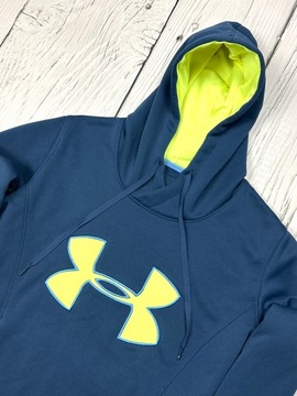 UNDER ARMOUR COLDGEAR Bluza z Kapturem Hoodie Męska Logowana r. M