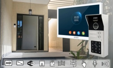 Цифровой 2-проводной видеодомофон 5TECH Новейшая серия TWIN SERIES 2x VIRGO 10 дюймов IPS