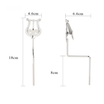 1 PC FOLDER MUZYCZNY NA SAKSOFON MUZYCZNY CLAMP MUZYCZNY KLIP DO MUZYKI IRON MUSIC CLA