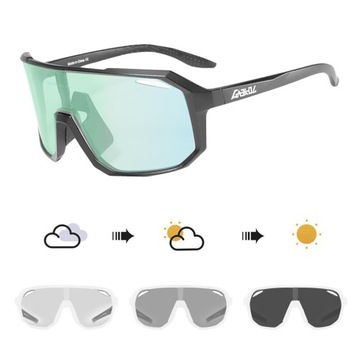 FOTOCHROMOWE OKULARY ROWEROWE MĘŻCZYŹNI KOBIETY MTB UV400