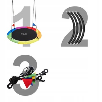 ПРОЧНЫЕ ДЕТСКИЕ КАЧЕЛИ ПРОЧНЫЕ БОЛЬШИЕ ДЕТСКИЕ ГНЕЗДО АИСА L