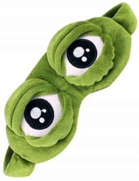 FROG Eye MASK для спящей лягушки Повязка на голову зеленая