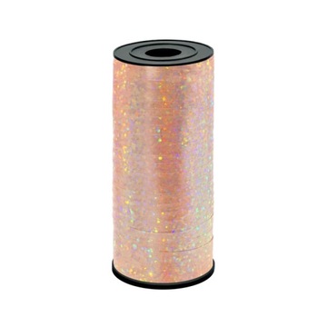 Wstążka do balonów rose gold holograficzna szpula