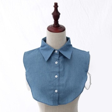 3 . Fałszywa bluzka ze ucznym kołnierzykiem,