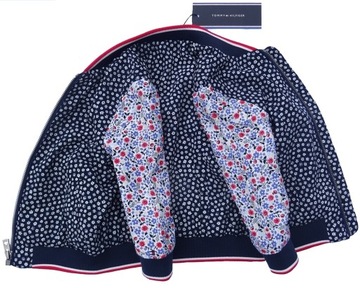 TOMMY HILFIGER KURTKA FLOWER BLOK VARSITY przejściowa