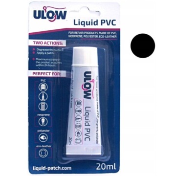 Płynna łatka PVC klej do pontonów czarny