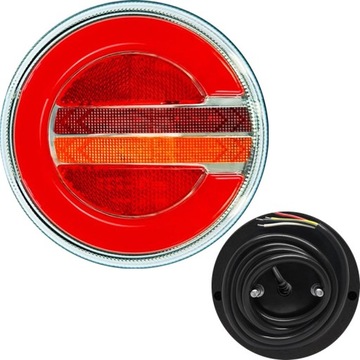 LAMPA TYLNA ZESPOLONA PRAWA DO PRZYCZEPY NACZEPY DIODOWA LED 3 FUNKCJE