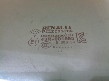 RENAULT CAPTUR I SKLO (OKNO) DVEŘE LEVÝ ZADNÍ