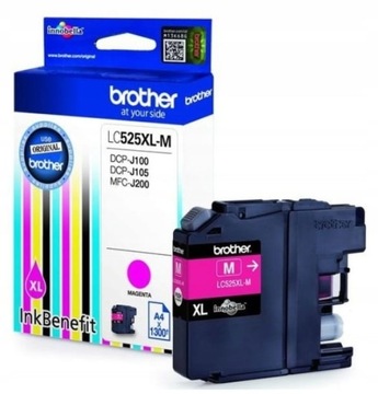 Tusz Brother LC525XLM Magenta DCPJ100YJ1 1300 str.