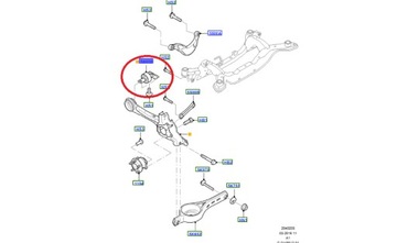 SILENTBLOK RAMENA ZADNÍHO PRAVÁ FORD S-MAX 2006-2015