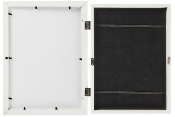 ОТКРЫВАЮЩАЯСЯ ФОТОРАМКА ДЛЯ ХРАНЕНИЯ ЧЕРТЕЖНЫХ РАБОТ, БЕЛАЯ