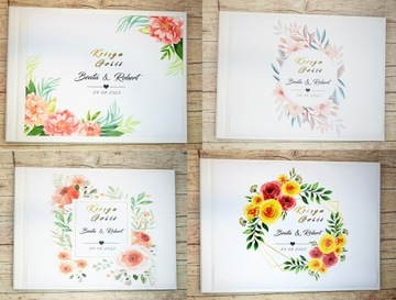 Księga gości 22x30 Wzory Album Ślub Wesele