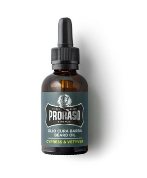 PRORASO Масло для бороды Cypress Vetyver 30мл