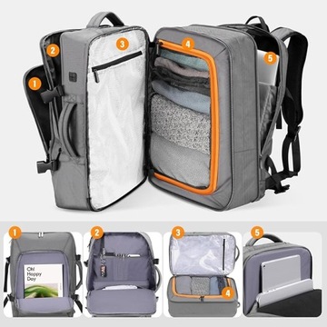 Homiee Travel Rackpack 50l ручная багаж водонепроницаемый карман
