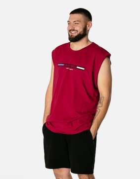 Koszulka Męska Bez Rękawów Bokserka Rambo Podkoszulek Tank Top 3020-6 r 9XL