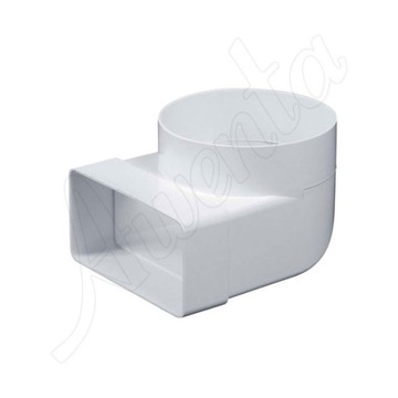 Kolano wentylacyjne łącznikowe 60x204mm PCV 150mm