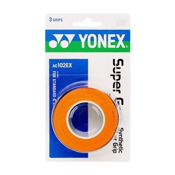 OWIJKI ZEWNĘTRZNE YONEX SUPER GRAP ORANGE 3 SZT