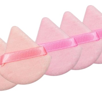 Trójkątny puder, zmywalny puszek do makijażu do