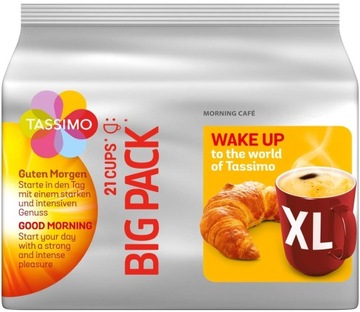 TASSIMO капсулы Morning Crema XL Set 100 капсул