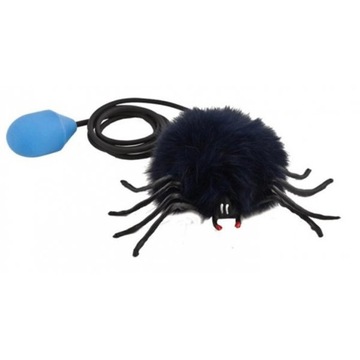 Прыгающий черный паук с насосом