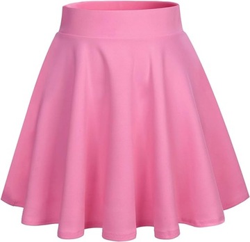 PUDROWY RÓŻ KRÓTKA SPÓDNICA SPÓDNICZKA PLISOWANA ANIME COSPLAY GOTH PREZENT