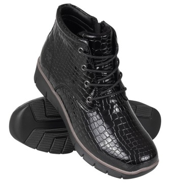 Botki damskie Filippo DBT3169/23 BK czarne 39