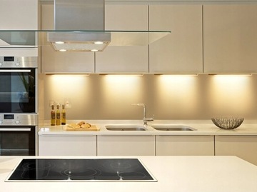 Listwa LED CZARNA Ośw. PODSZAFKOWE 150cm NAROŻNE
