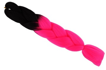 WŁOSY SYNTETYCZNE KOLOROWE WARKOCZYKI OMBRE 2-22