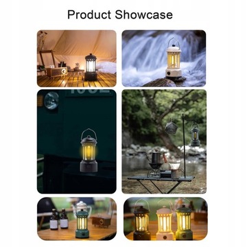 Беспроводная походная лампа Stepless