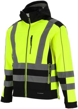 SOFTSHELL BLUZA KURTKA ROBOCZA HI-VI ODBLASK S