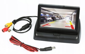 ЖК-монитор TFT, 4,3 дюйма, шина, 12 В, камера заднего вида, DVD
