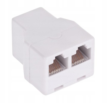 Rozdzielacz RJ45 Gniazdo - 2 x Gniazdo