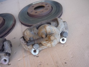 ПЕРЕДНИЕ ДИСКИ + СУППОРТЫ + КОЛОДКИ OPEL VECTRA C 285MM КОМПЛЕКТ