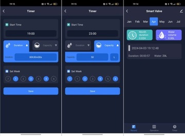 Система орошения клапана RTX для полива сада Tuya Zigbee # Измерение воды