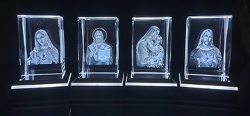 3D кристалл идея подарка сувенир на годовщину причастия Иисуса Марии