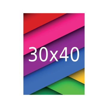 DRUK PLAKAT 30X40 WYDRUK FOTO FULL KOLOR ZDJĘCIE PAPIER 200g