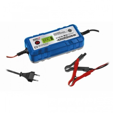 Prostownik mikroprocesorowy 4A LCD, 6/12V 4-120Ah LFP