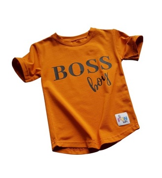 T-shirt FUN KIDS Boss Boy Orange 128/134