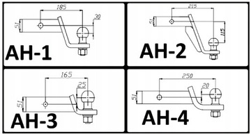 HAK HOLOWNICZY CADILAC ESCALADE KULA ADAPTERA USA