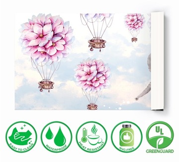 Защитный коврик для ребенка, слоник, шарик, 90х45.