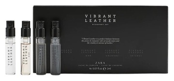 ZARA VIBRANT LEATHER DISCOVERY SET 5 x 2ML ZESTAW PERFUM EXCLUSIVES