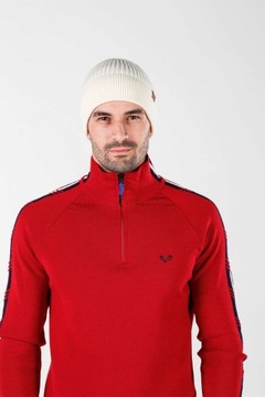 CZAPKA UNISEX Z 100% WEŁNY MERINO 210 g/m² FISHERMAN Damson