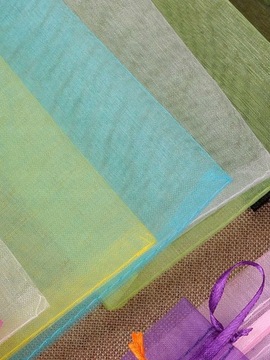 10 мешков из органзы для СВАДОЧНОГО стола WEDDING 10х15