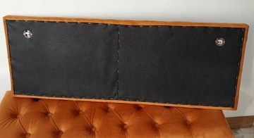 PUF PIKOWANY Z POJEMNIKIEM - 100 cm. + PANEL NA ŚCIANĘ
