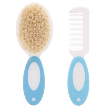 2 sztuk Baby Hair Brush Maluch Naturalny Wełny Szc