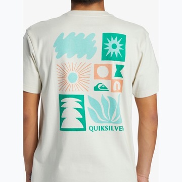 Мужская футболка Quiksilver Natural Forms Mor серебристая береза ​​M