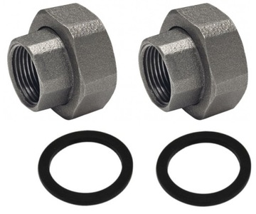 X2 ŚRUBUNEK półśrubunek pompa obiegowa co 25mm KPL