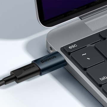 АДАПТЕР BASEUS АДАПТЕР OTG ПЕРЕДАЧА ДАННЫХ ЗАРЯДКА USB-C на USB-A